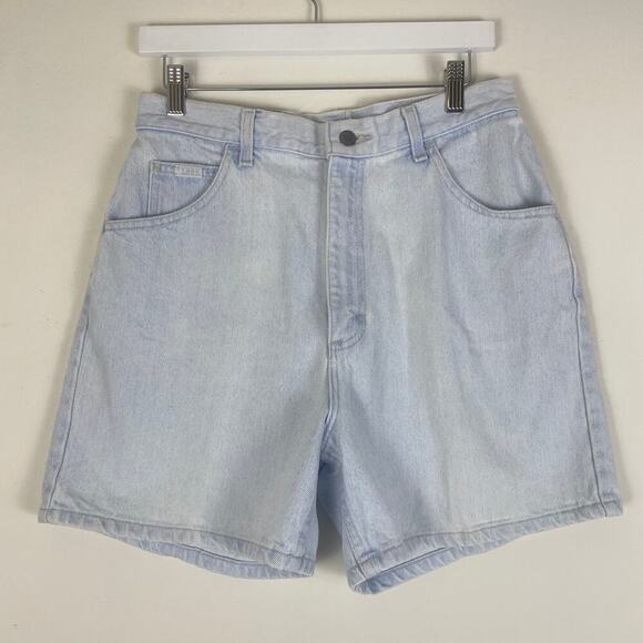 Vintage Lee High Waist Shorts Light Wash Size 29 - Picture 1 of 9